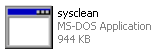 Icon ที่ใช้เปิด Program Sysclean